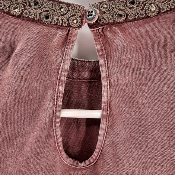 Free People Embroidered Long Sleeve Blouse Small - Picture 4 of 9